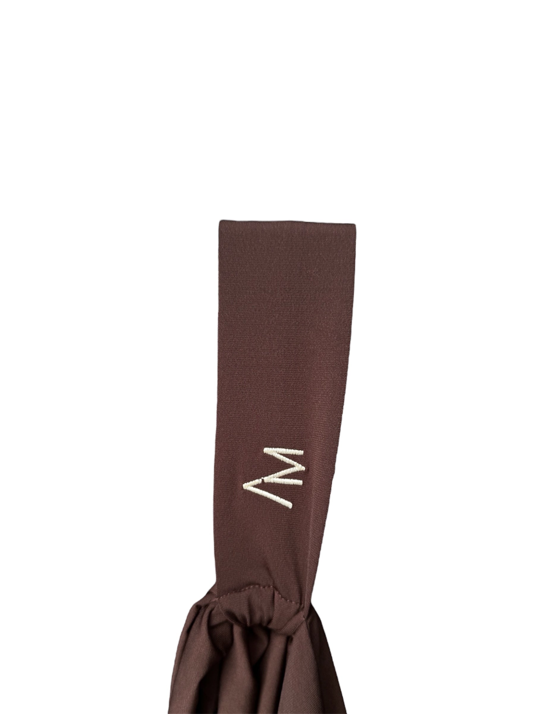 Bonnet broderie chocolat