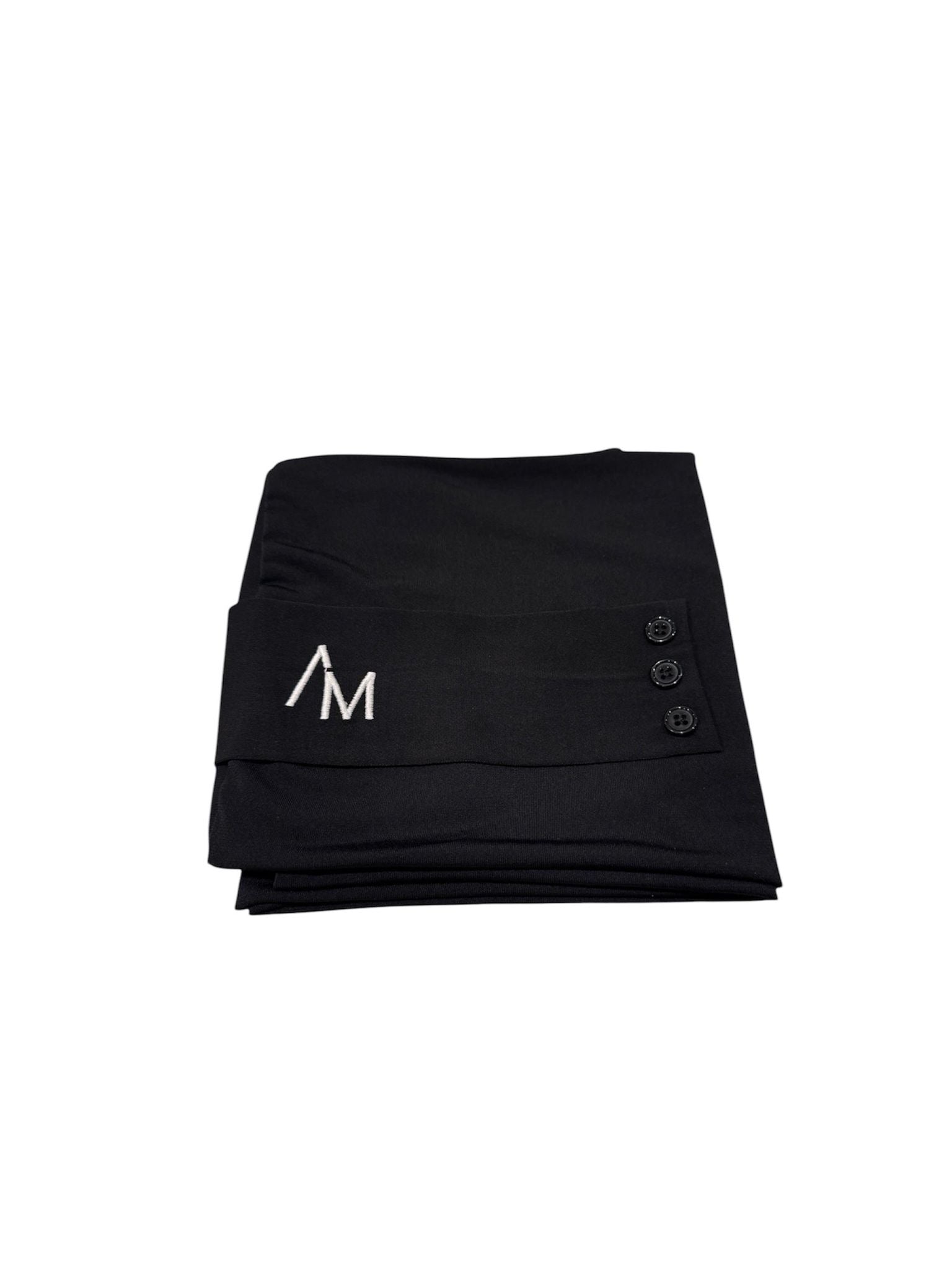 Bonnet broderie noir