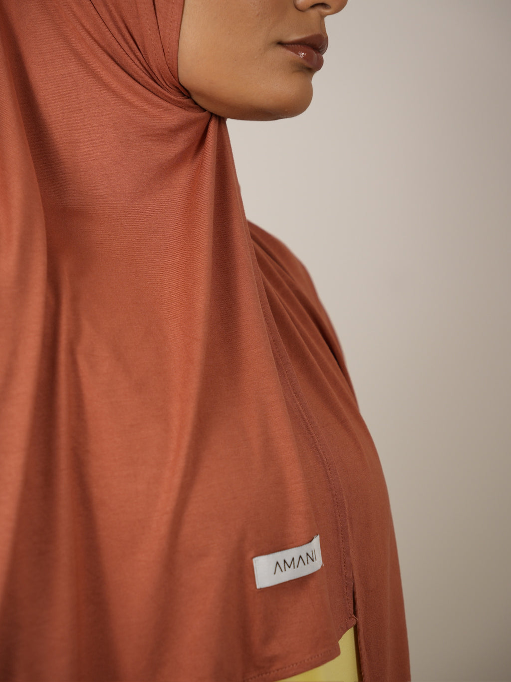 Hijab bambou Terracotta