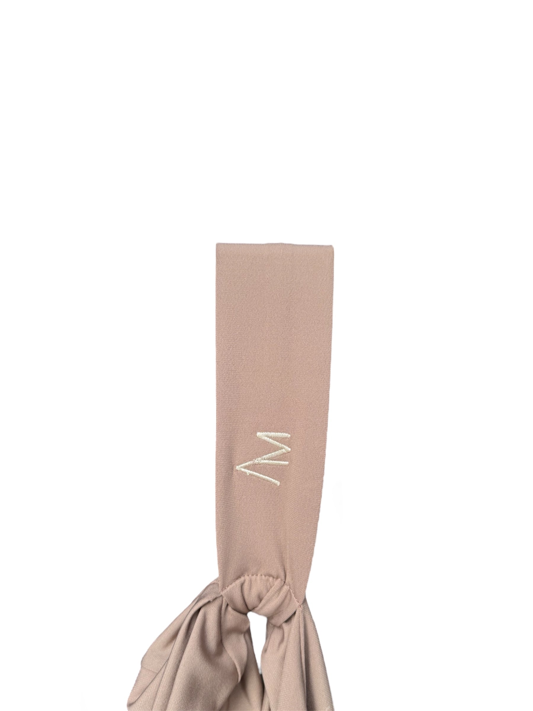 Bonnet broderie taupe