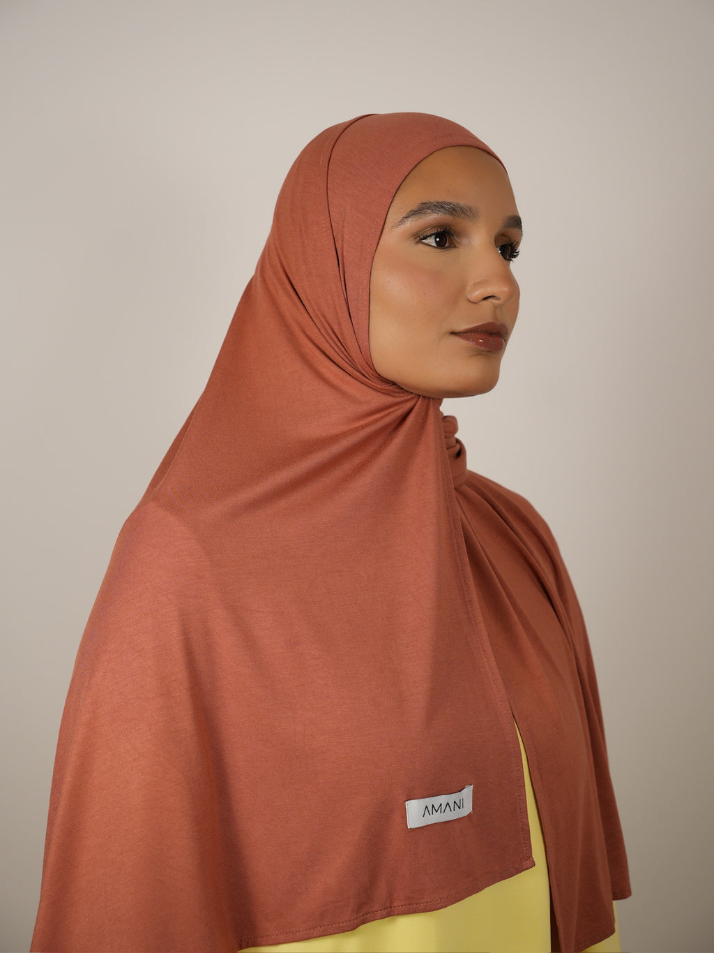 Hijab bambou Terracotta