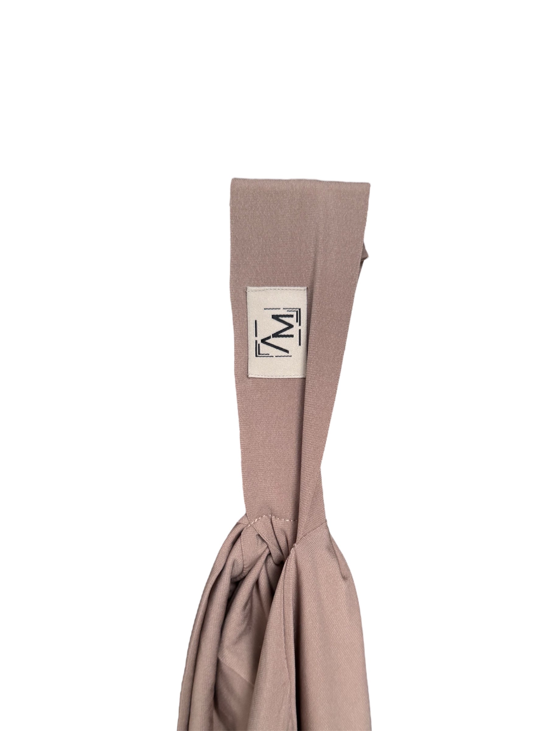 Bonnet étiquette taupe