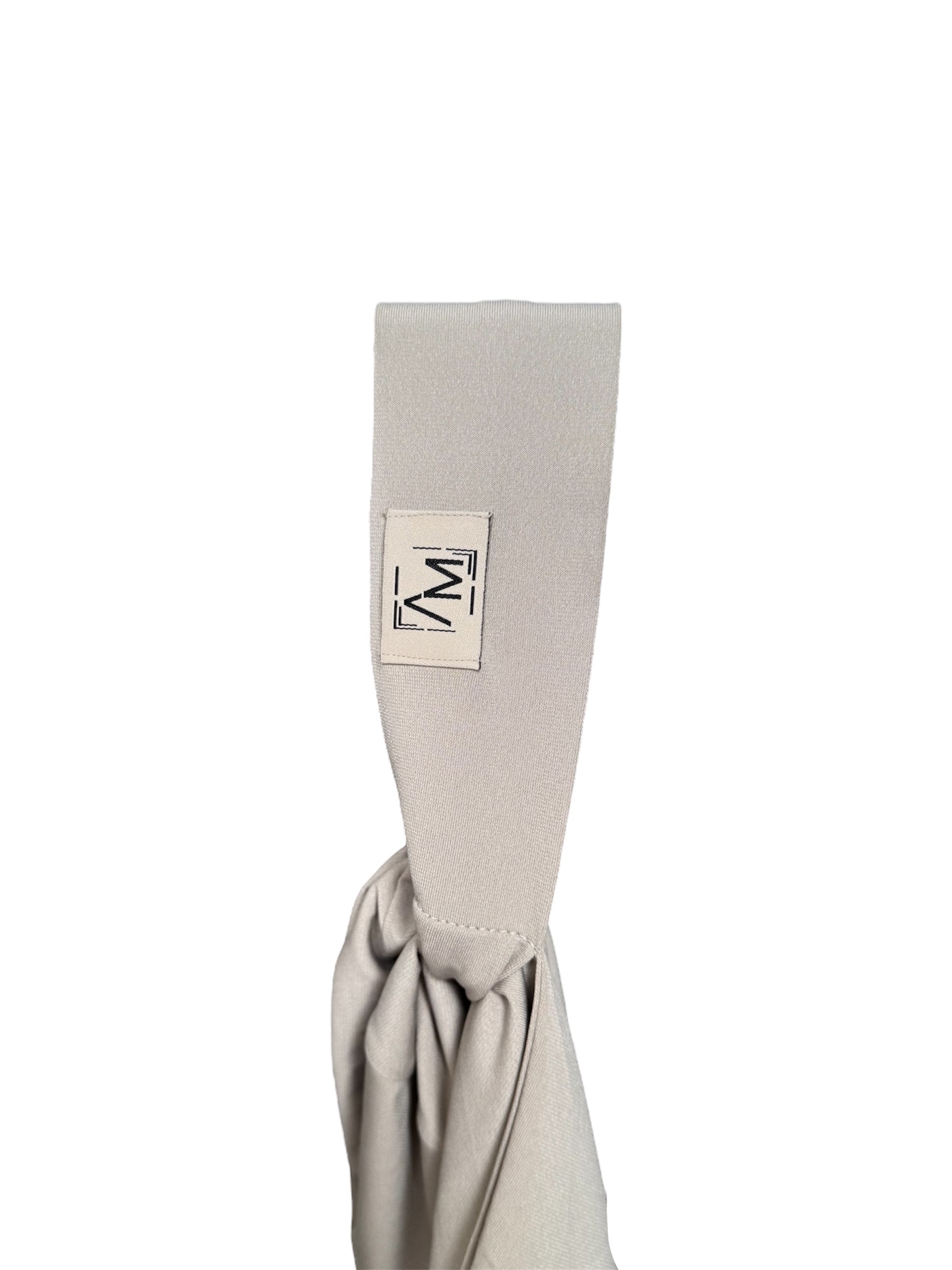 Bonnet étiquette beige écru