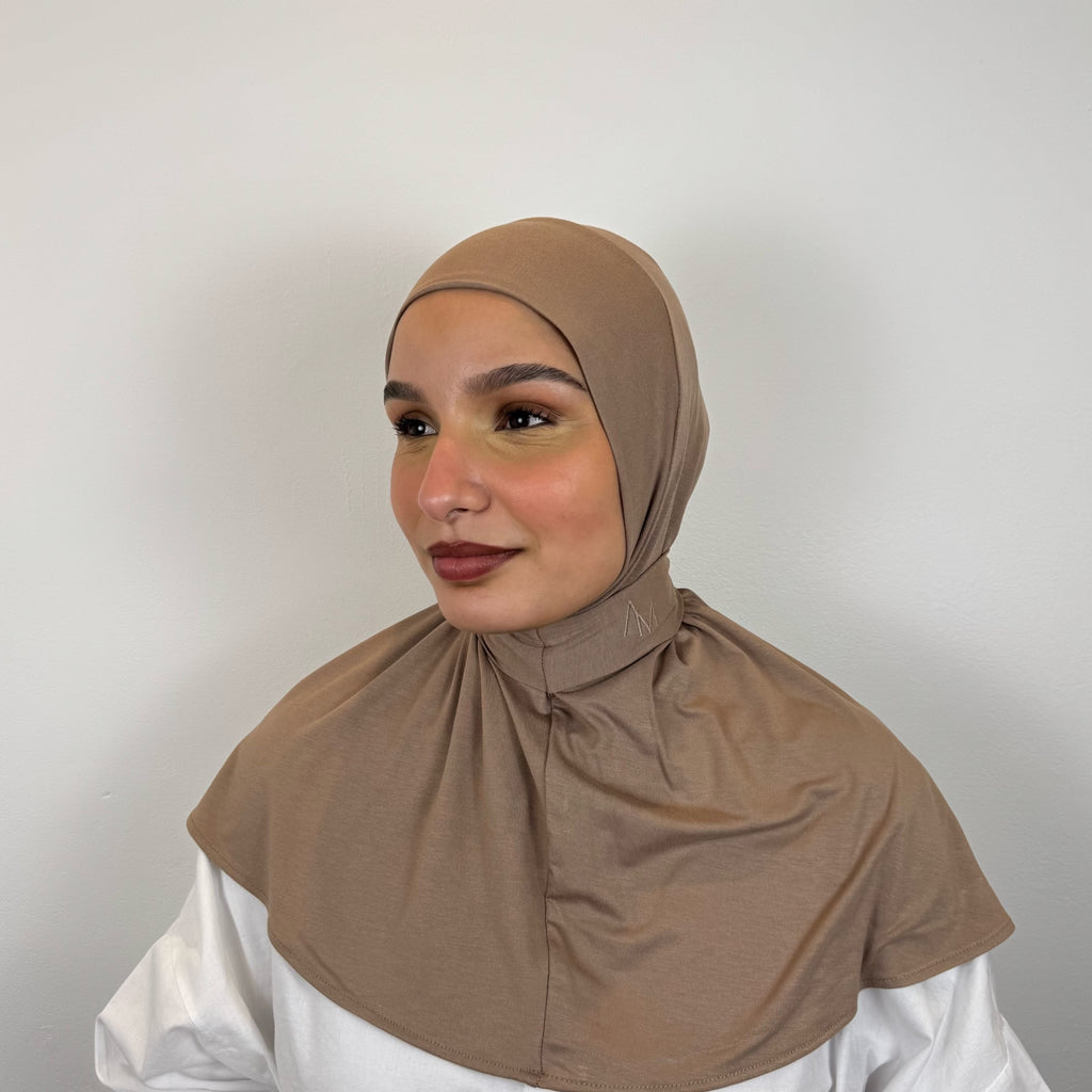 Bonnet bambou taupe