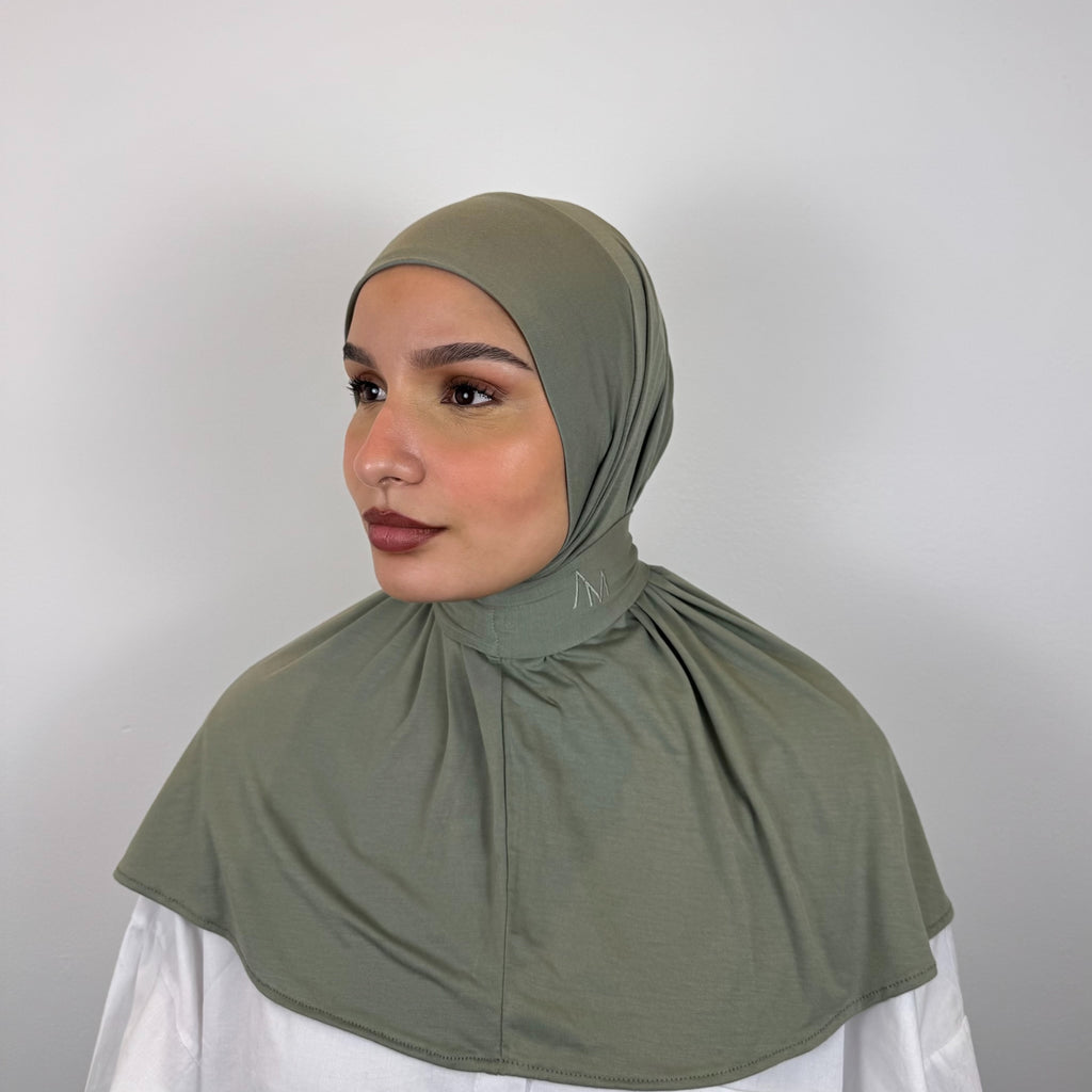 Bonnet bambou kaki