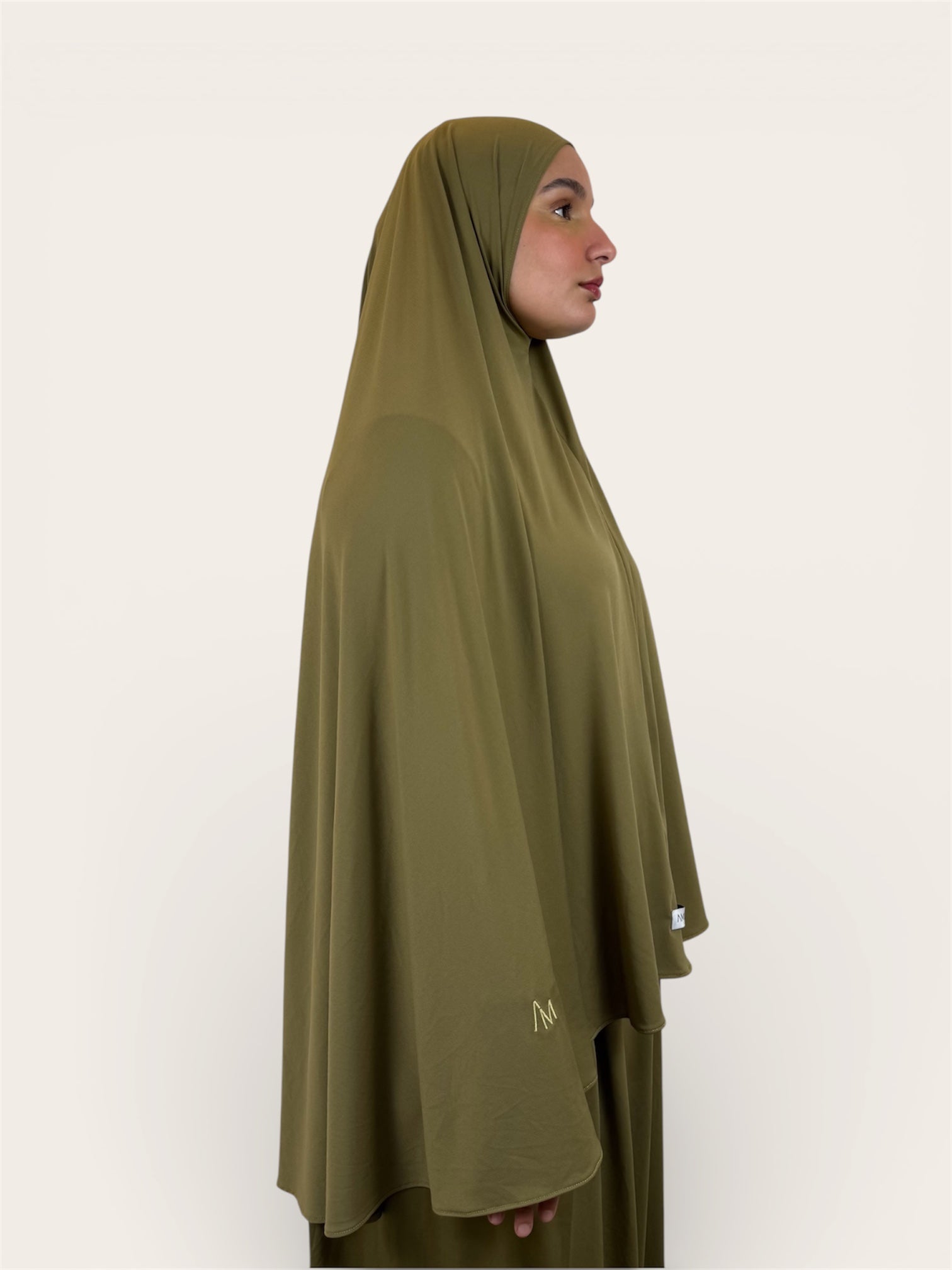 Khimar & Skirt Set Warm olive
