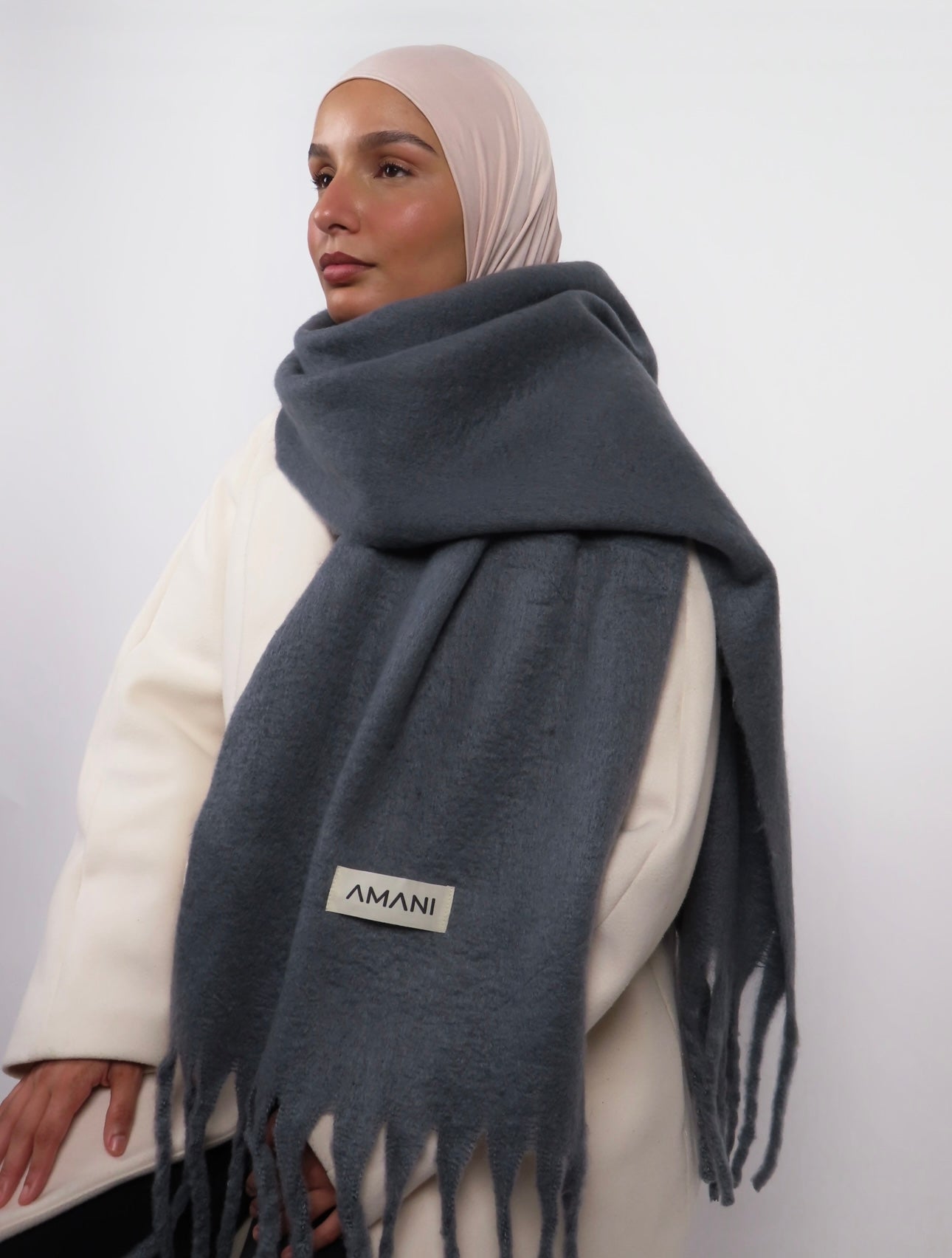 Écharpe Gris foncé