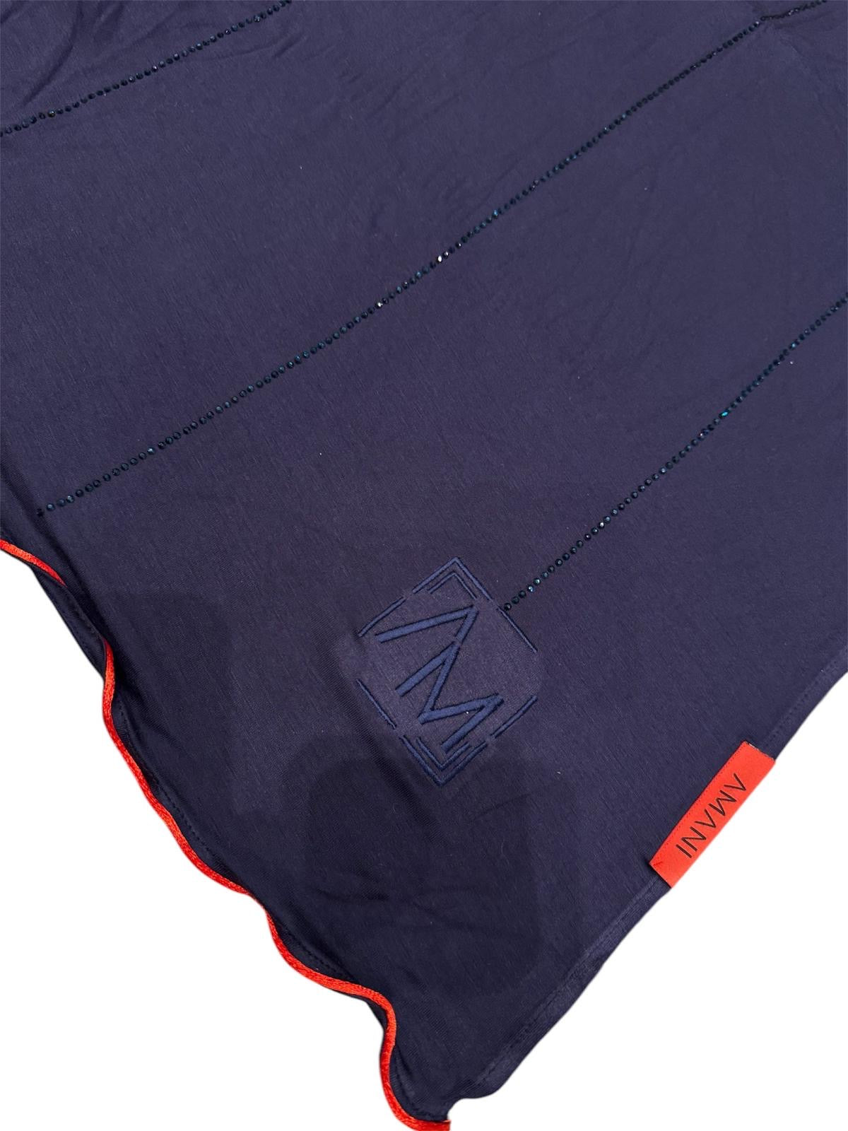 Jersey coton prestige bleu marine