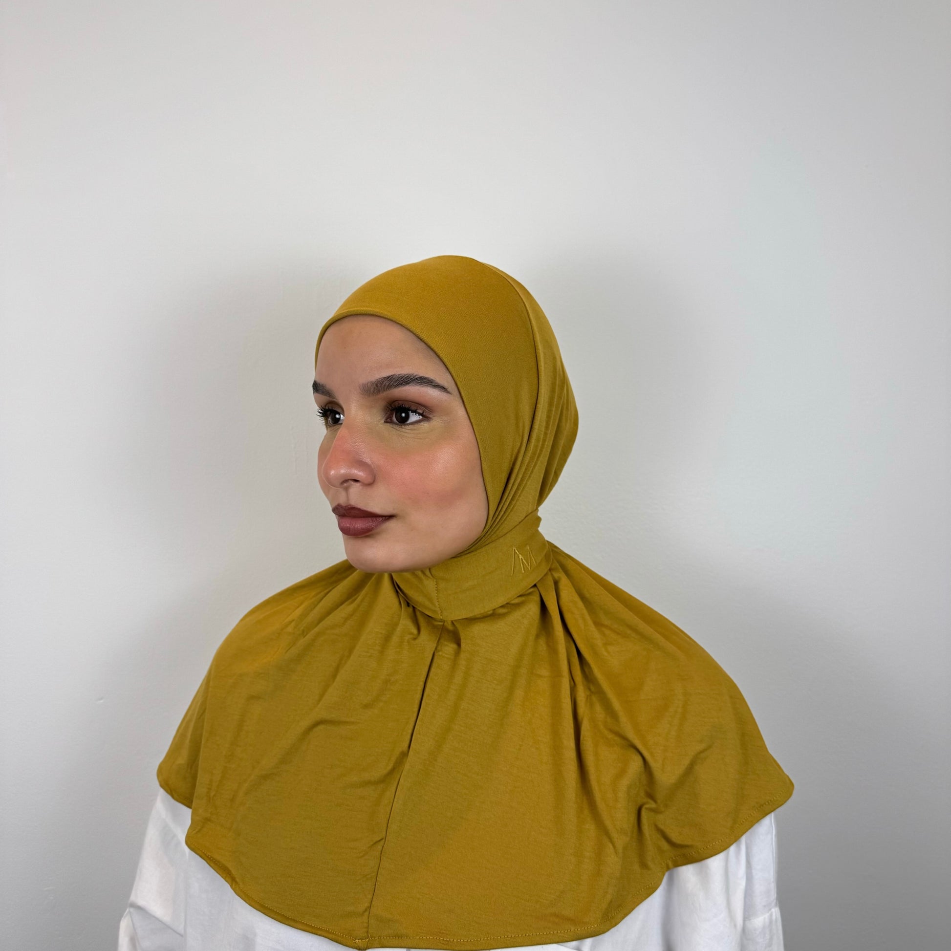 Bonnet bambou mustard yellow