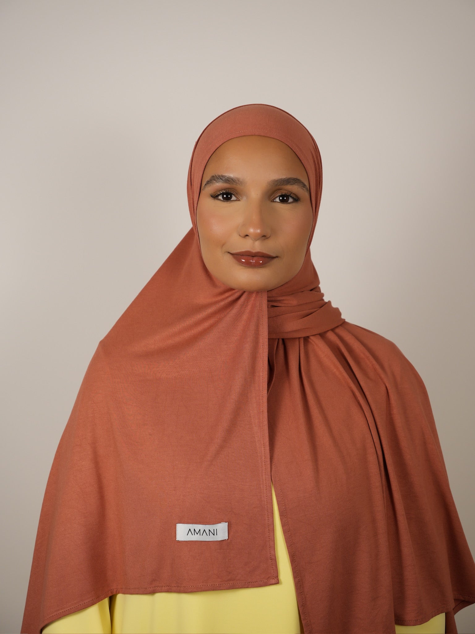 Hijab bambou Terracotta
