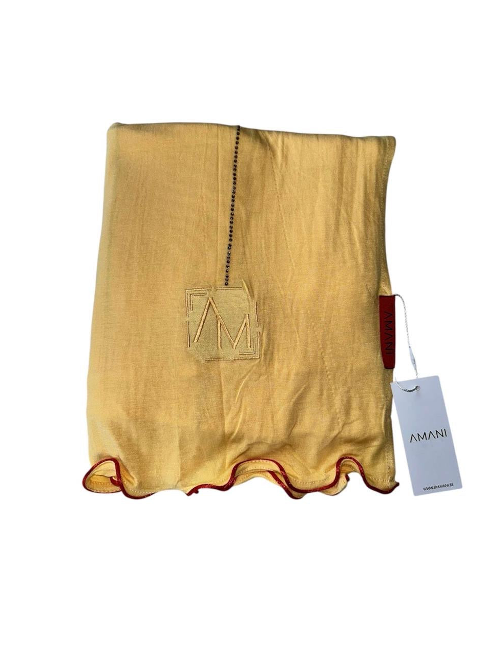 Jersey coton prestige jaune
