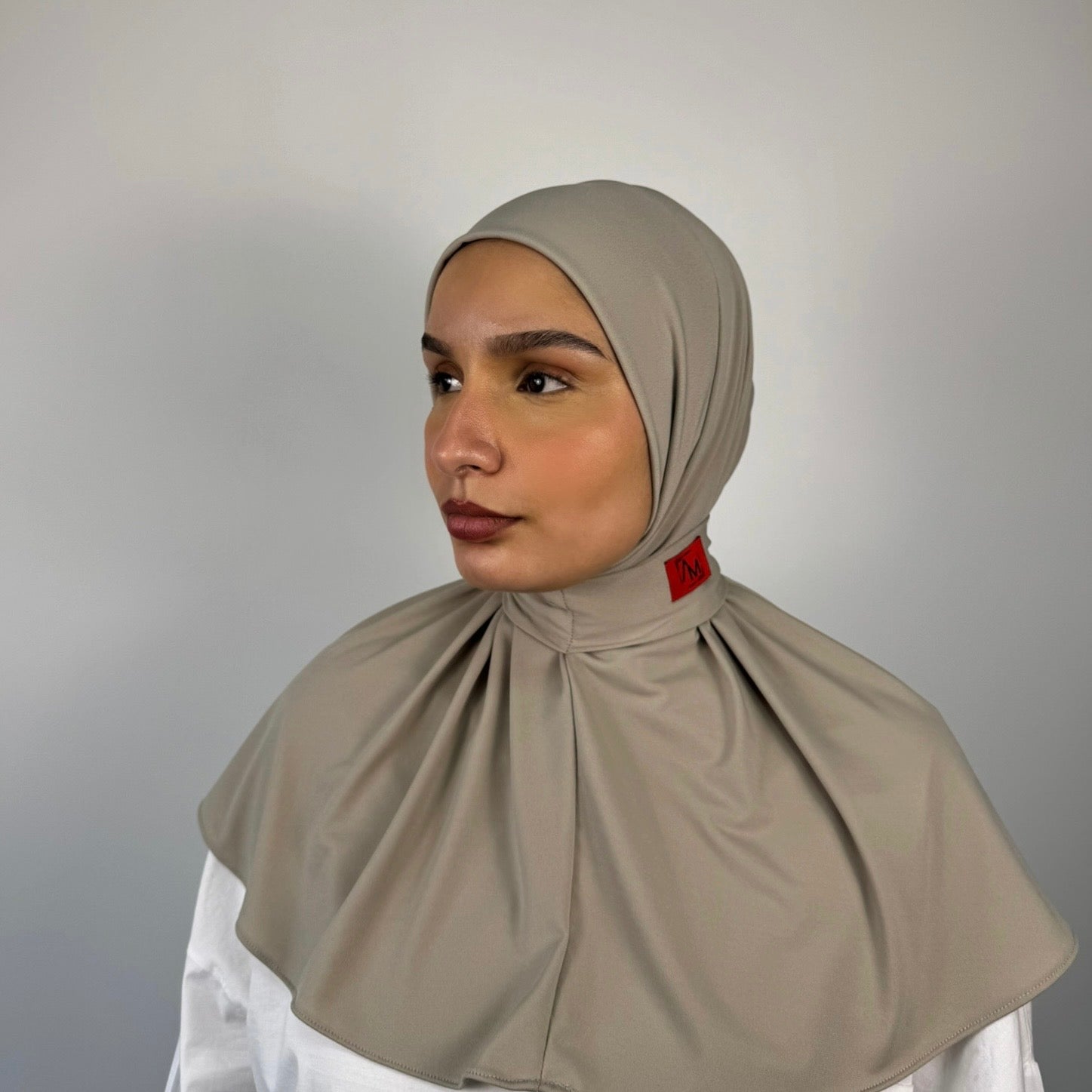 Premium jersey ecru/red