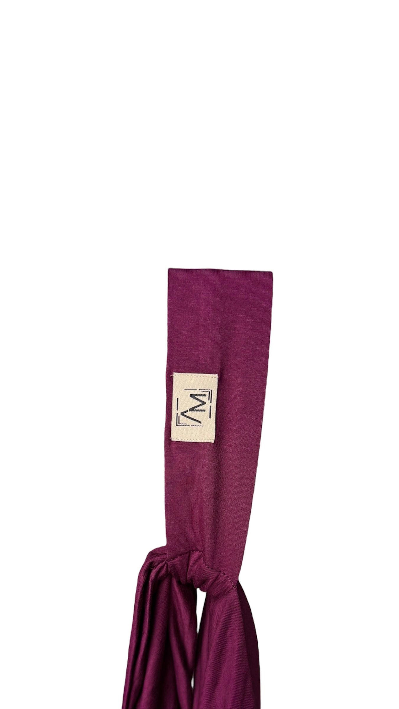 Bonnet bambou aubergine