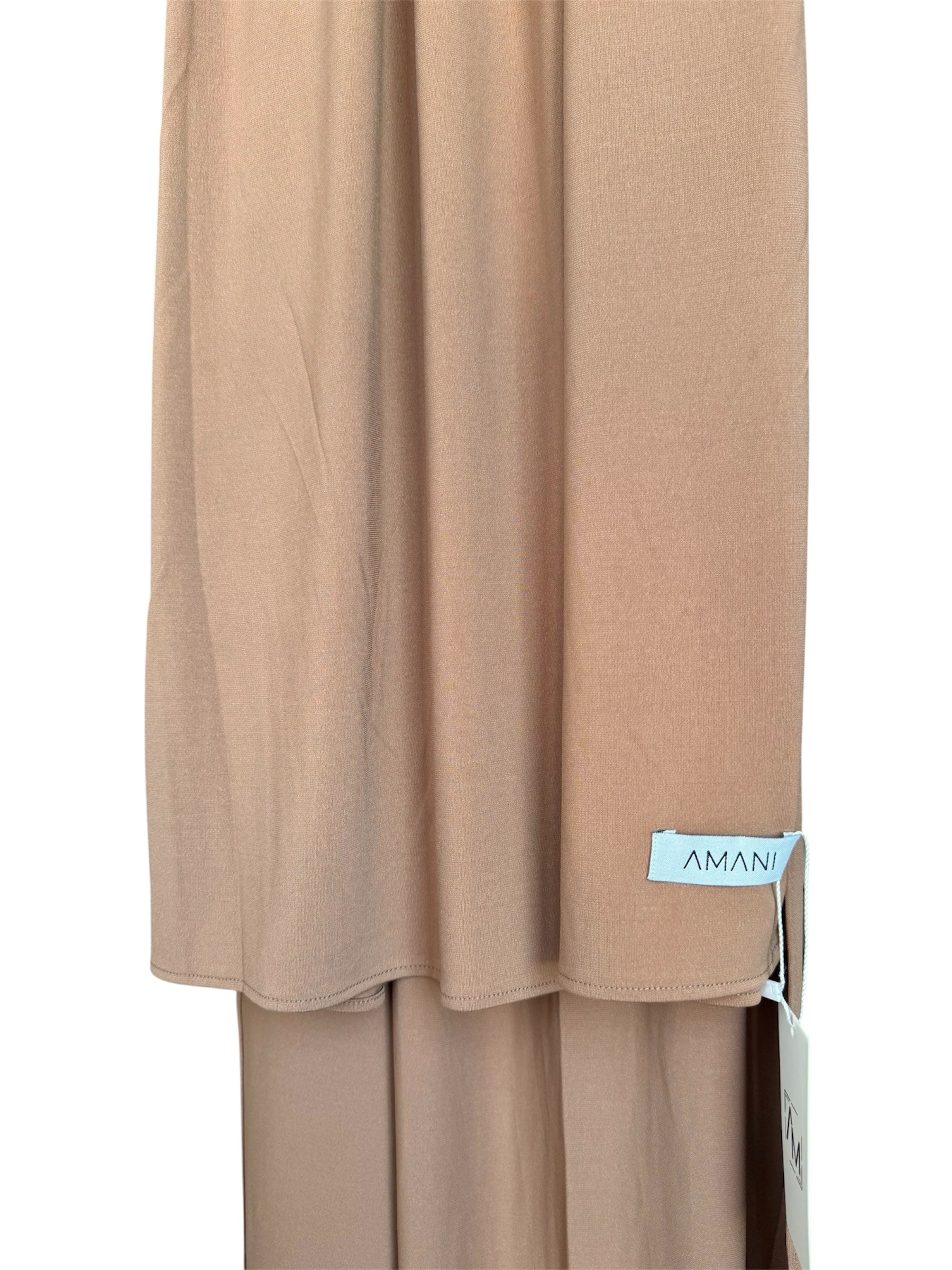 Jersey coton prestige marron