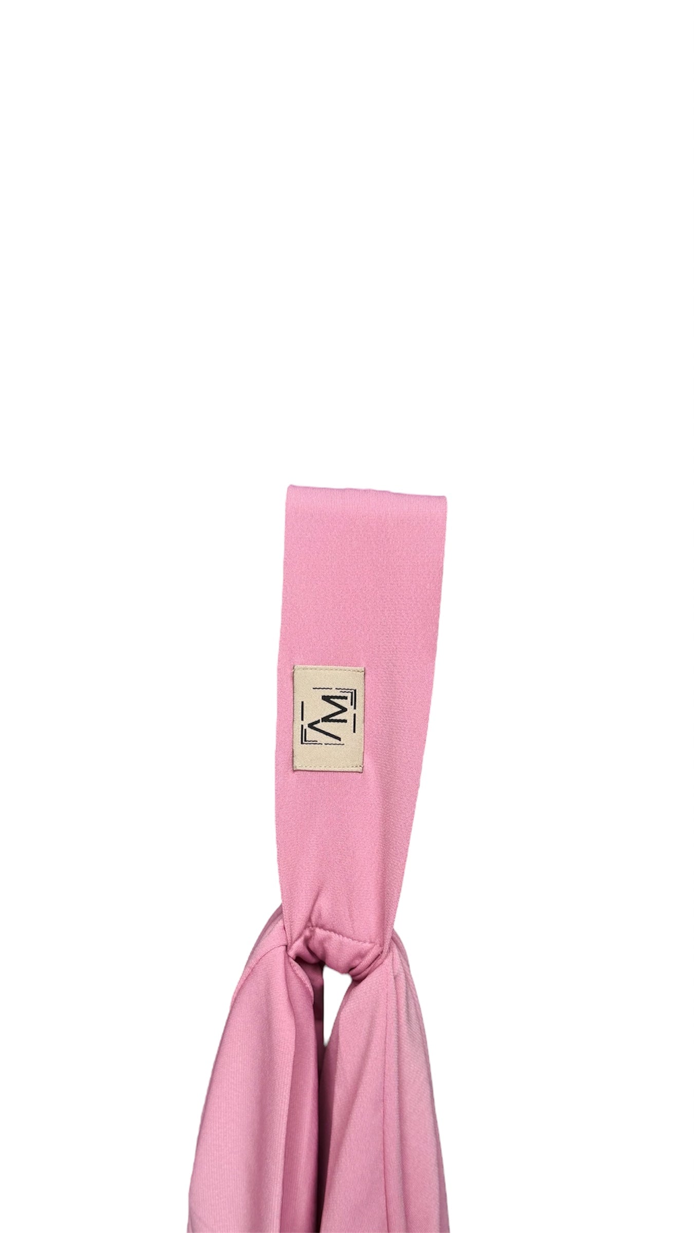 Bonnet étiquette rose bonbon
